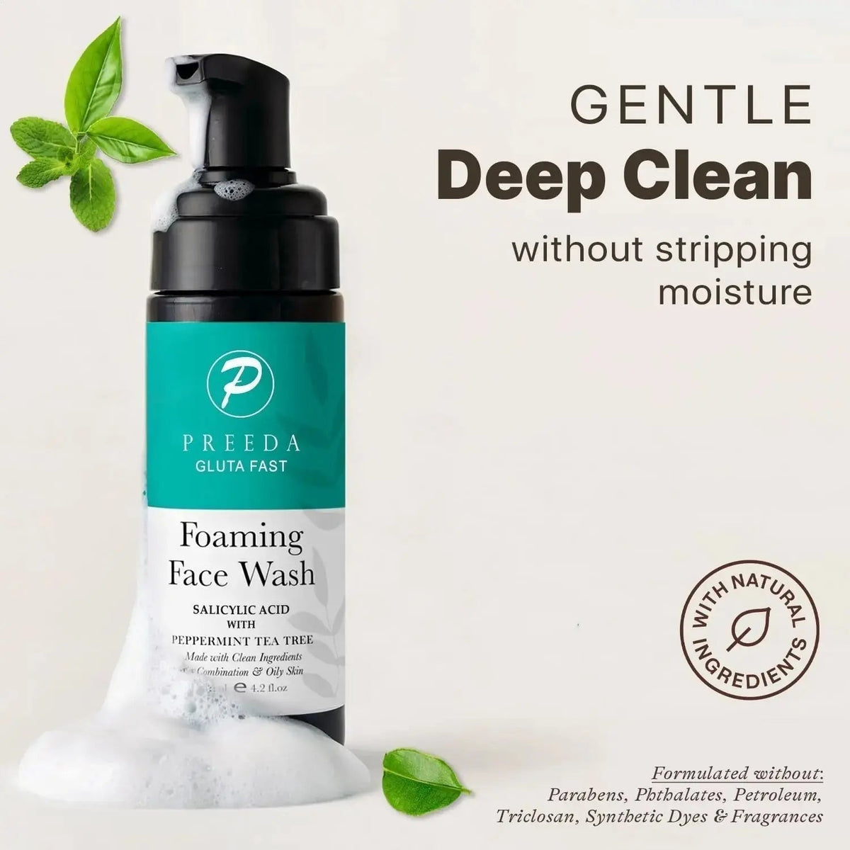 preeda-gluta-fast-foaming-facewash-Gentle-Deep-Clean